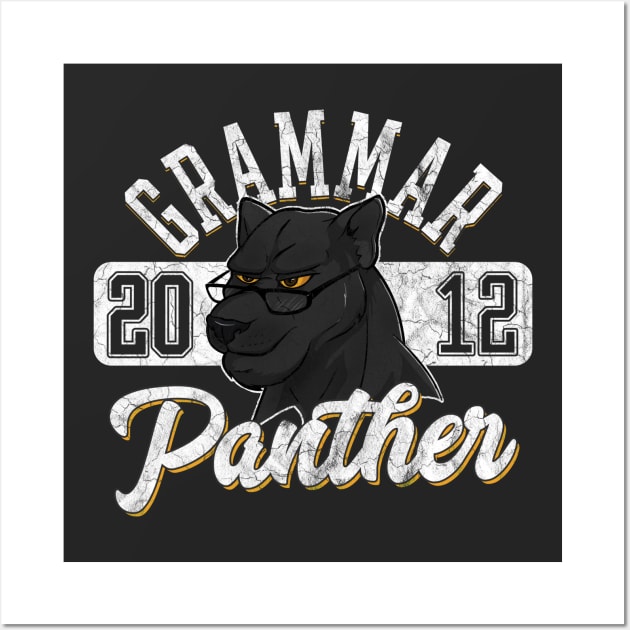 Grammar Panther Wall Art by Geekasms